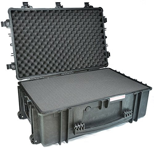 Elephant E330 Xx Large Professional Camera and Video Equipment or Drone Hard Waterproof Case with Wheels and Telescopic Handle