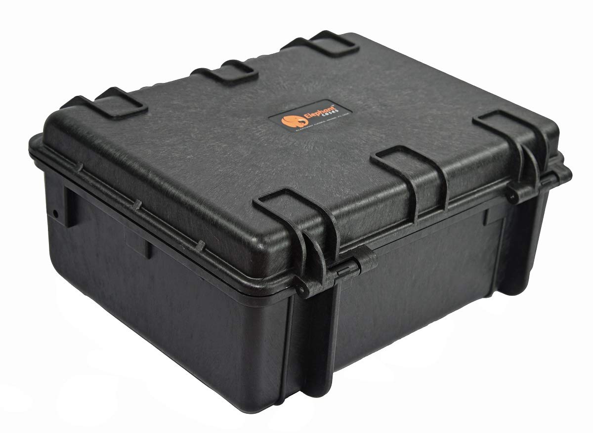 Elephant E230 Hard Case with Foam, for Professional, Camera and Video Equipment, Small Drone Etc, Action Camera Equipment Case