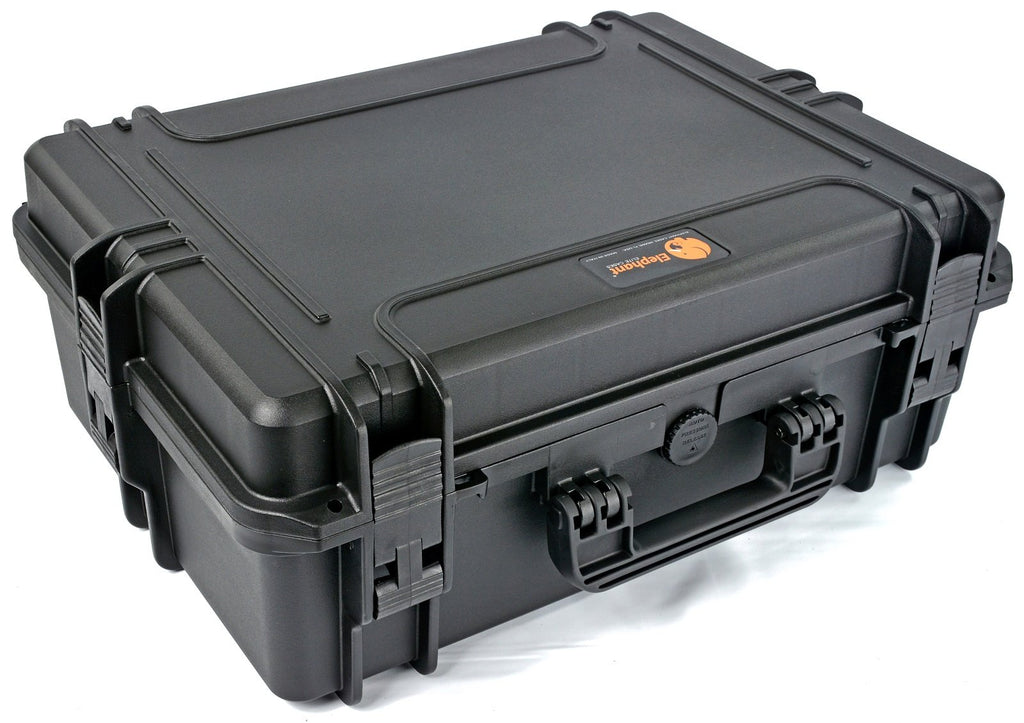 Waterproof Case with Padded Dividers Elephant Elite EL1907p for Camera, Camcorder, Video Equipment and More.