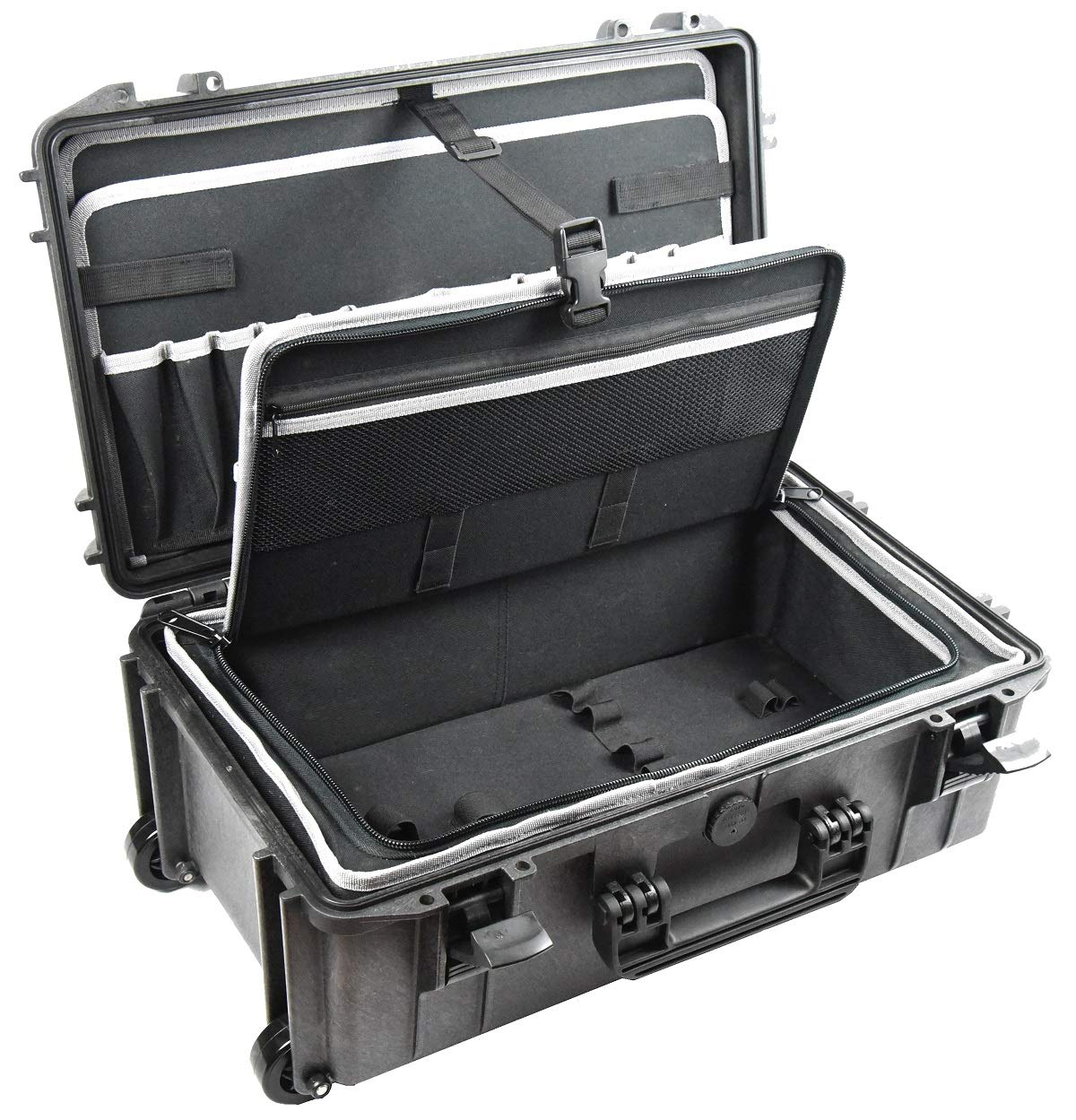 Tool Box Waterproof Technician/electrician tool organizer case, briefcase with Wheels Elephant EL2007TWC