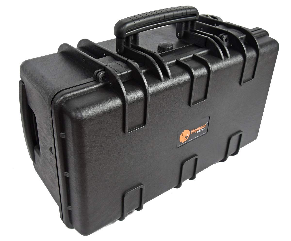 Elephant E300 Professional Camera and Video Equipment Hard Waterproof Case with Wheels and Telescopic Handle Carry On