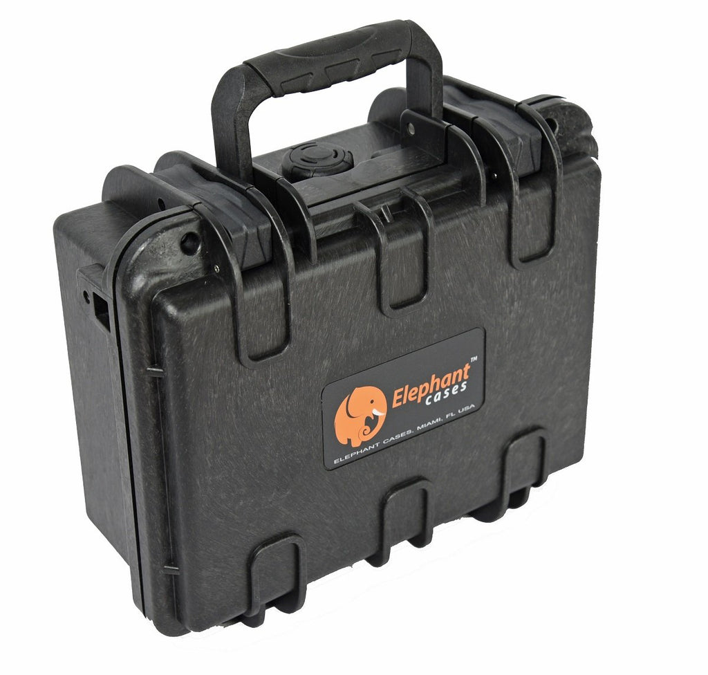 Elephant E120 Handgun Pistol Hard Case for Small to Medium Gun and Magazine Great for The Shooting Range, Safe Storage or Travel Fits Glock, Sig Sauer, Smith & Wesson M&p Under and More Under 8"