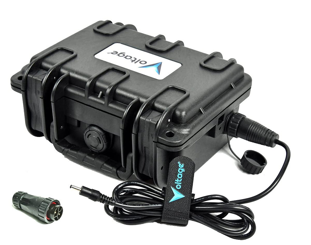 Voltage® Trail Camera Waterproof External Battery Box with Wildlife Camera Cable DC Connector