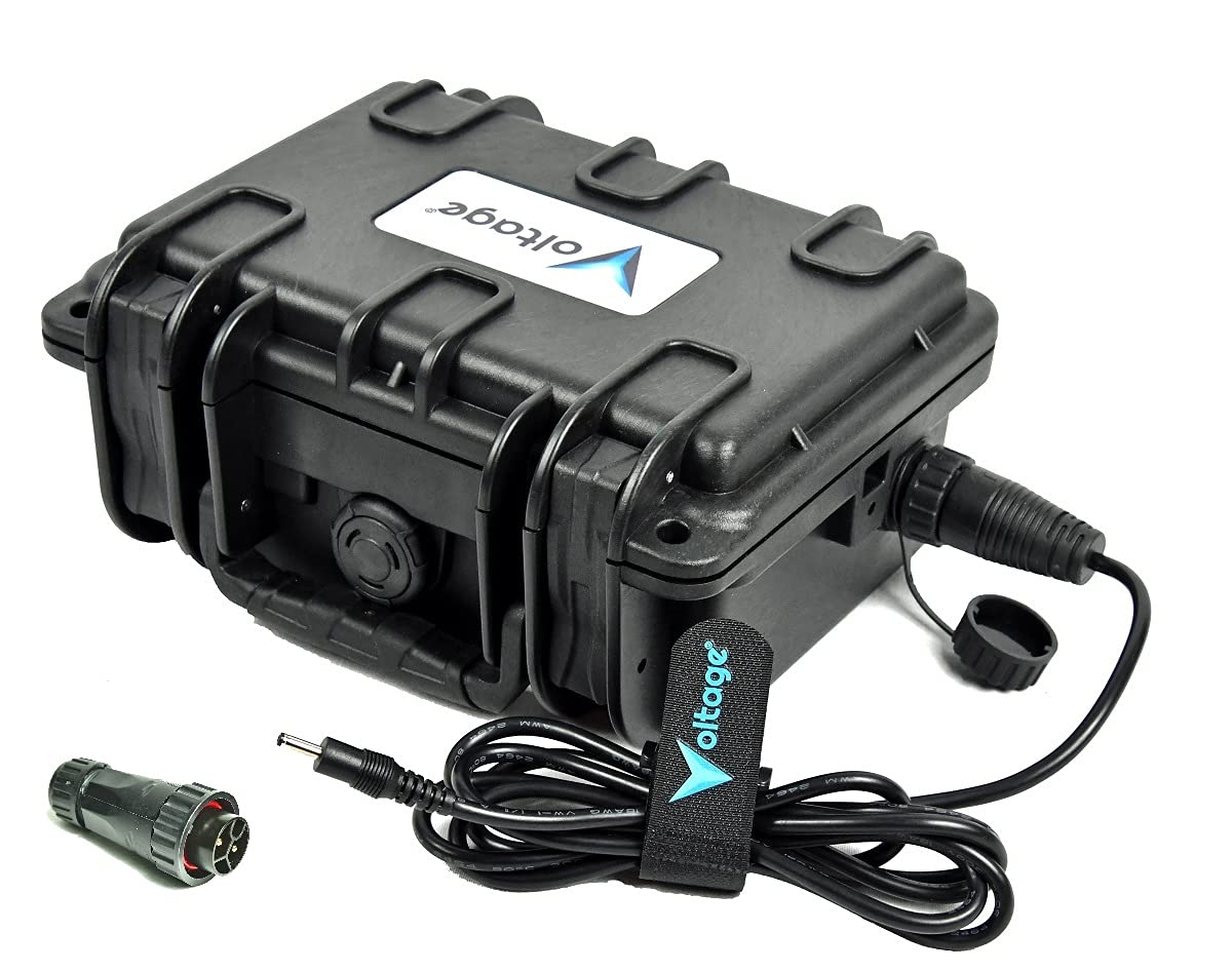 Voltage® Trail Camera Waterproof External Battery Box with Wildlife Camera Cable DC Connector