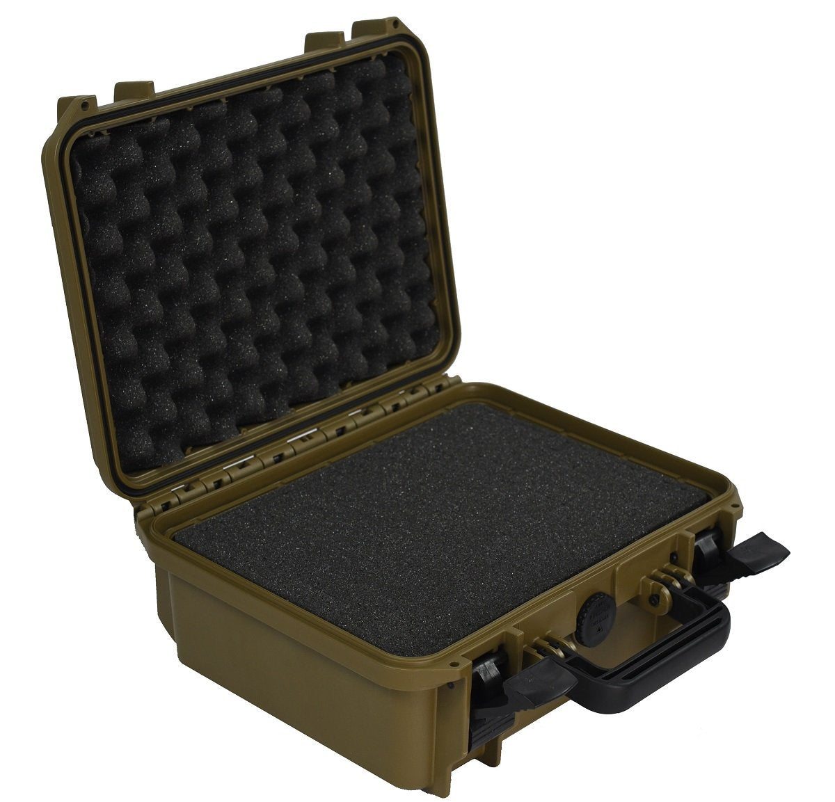Waterproof Pistol Hand Gun Case Elephant Elite EL1105 Sahara Green Pistol case for Full Size Beretta Ruger Smith & Wesson Sig Sauer Taurus Kimber Glock and Many More