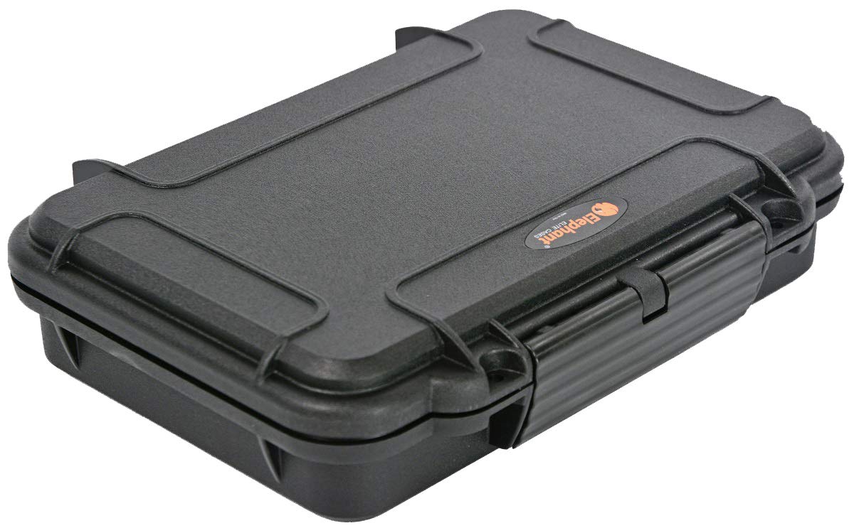Waterproof Dust-Proof 48 SD / 36 CF, CFxpress or XQD High Capacity Professional Memory Card Protective Case EL4836MR Red Foam on Black Hard Case