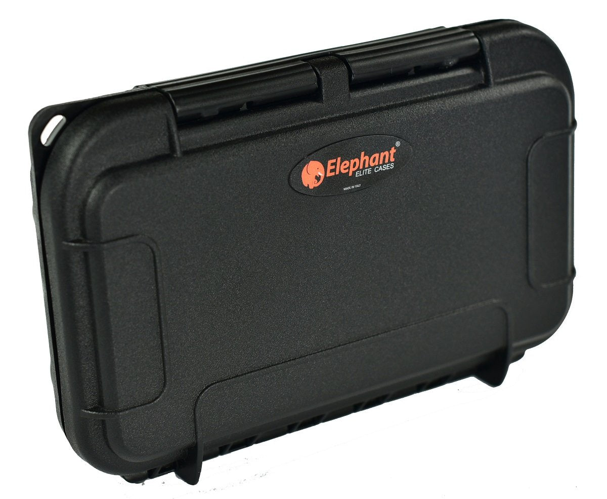 Elephant Cases CF XQD Card Holder Case ELCF-18BB Black on Black Waterproof IP67, Dust-Proof, Fits 18 CF or XQD and 4 SD Cards