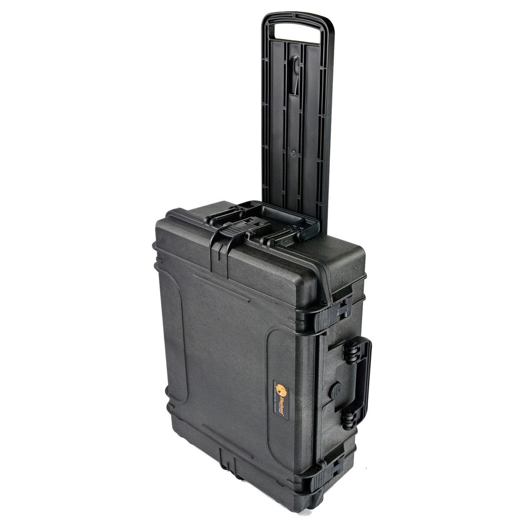 Elephant Elite EL2107W Professional Camera and Video Equipment Hard Waterproof Case with Wheels and Telescopic Handle SLR Video Metering