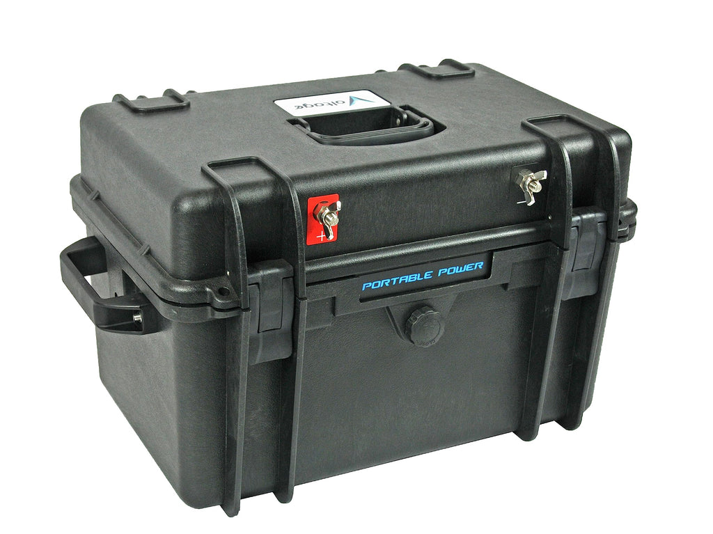 Trolling Motor Waterproof Battery Box for Group 24-27-31 Batteries and 12V 100AH Lithium, for Boating,Camping, Solar, Trailer and Much More.