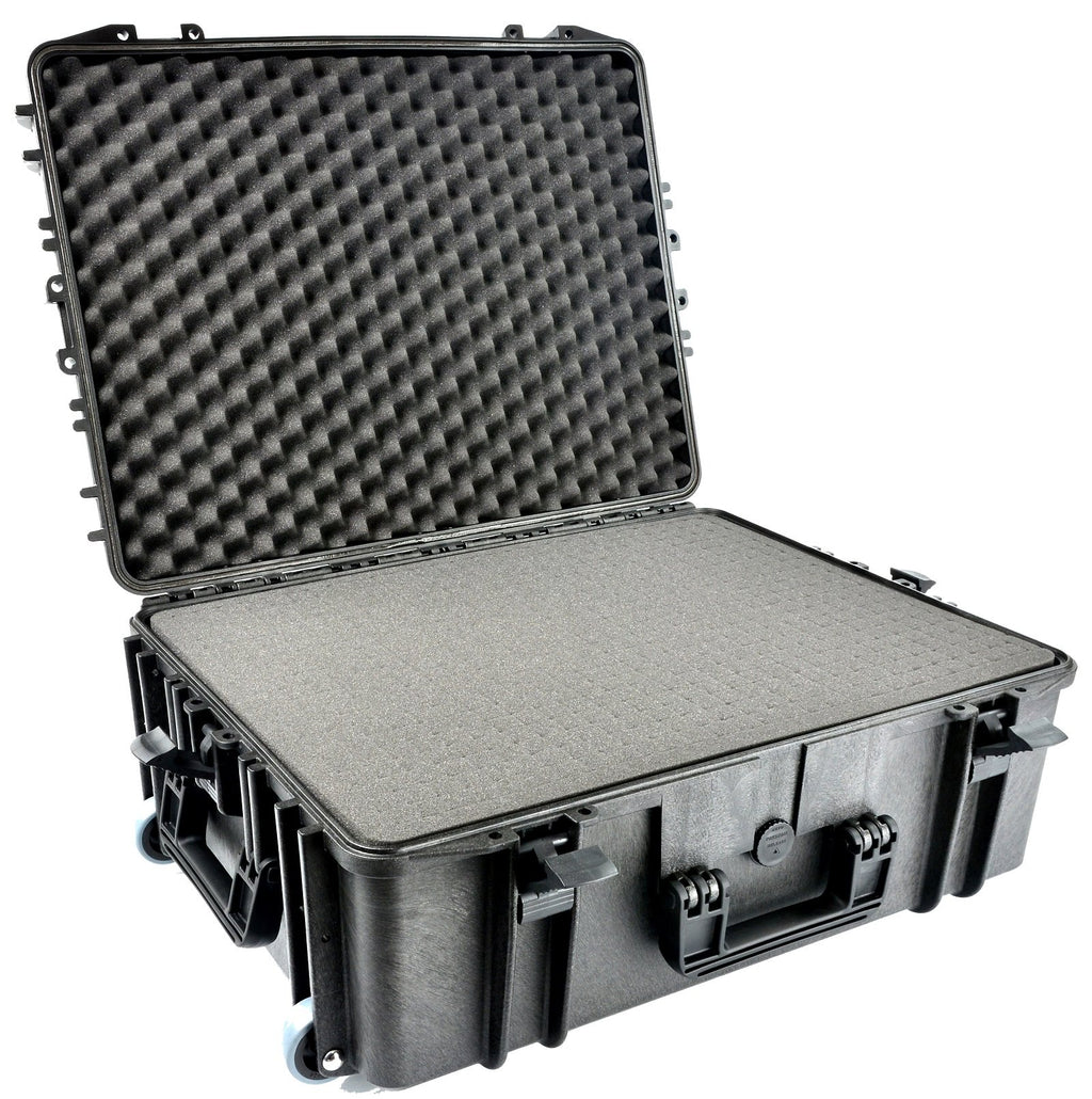 Elephant Elite EL2409W XL Professional Camera and Video Equipment Hard Waterproof Case with Wheels and Telescopic Handle SLR Video Metering