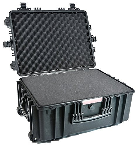 Elephant E310 Large Professional Camera, Video Equipment Hard and Drone Waterproof Case with Wheels and Telescopic Handle