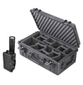 Elephant EL2007WP Case with Padded Dividers Waterproof IP67 Carry-on Hard Waterproof case with Wheels and Telescopic Handle