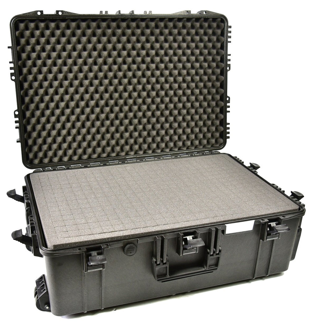 Elephant Elite EL2911W XXXL Professional Camera and Video Equipment Hard Waterproof Case with Foam and Wheels for Audio and Video Equipment, Projectors, Metering Tools and More