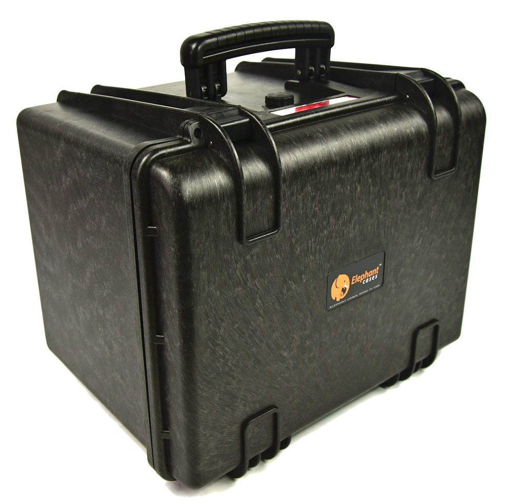 Waterproof Tall Case E218 Hard Plastic Case, Waterproof IP67, Dust-Proof, Airtight, Crush-Proof for Audio/Video, Photo, Projectors and Industrial Equipment.
