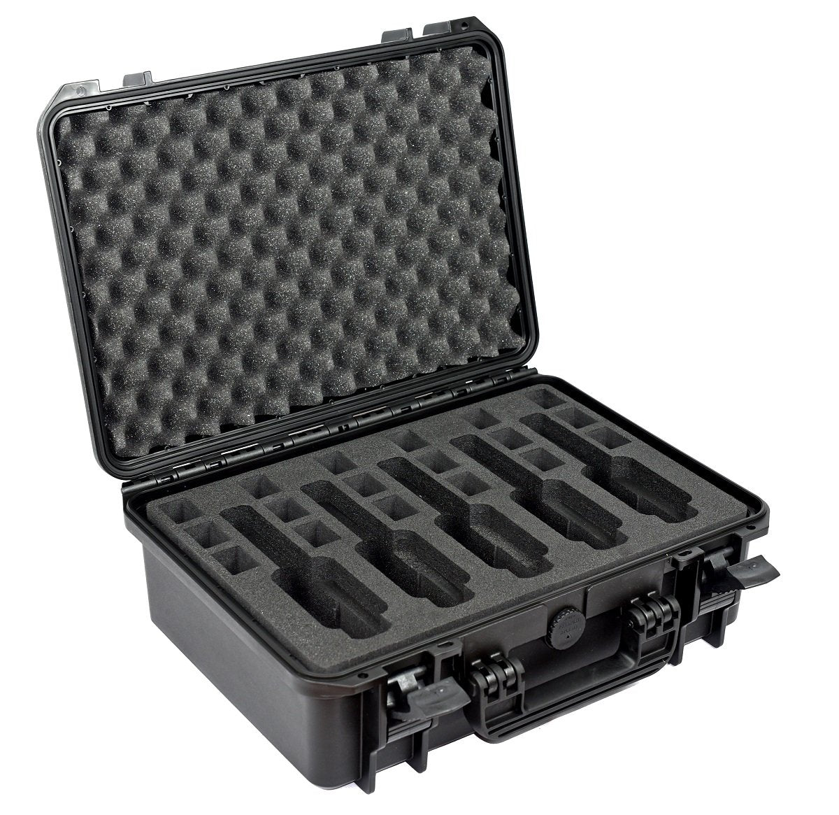 Elephant EL5G 5 Guns Pistol Hard Case Waterproof dust-Proof TSA Approved Multiple Gun case (Black)