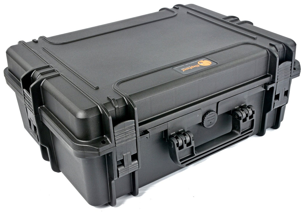 Elephant Elite EL1907 Case with Foam for Large D-SLR Cameras with Lenses, Audio and Video Equipment, Guns, Waterproof Hard Plastic Case