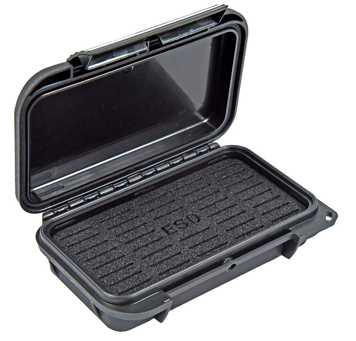 Elephant® Professional Waterproof Anti-Static SD Card Case with ESD Foam for 38 SD Memory Card Protective Case ELSD-38ESD Black