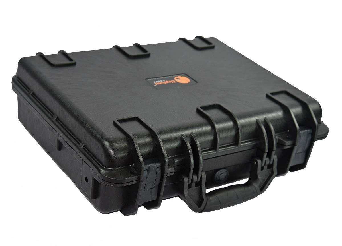 Elephant E220 Case with Foam for Camera, Video, Guns, Test and Metering Equipment Waterproof Hard Plastic Case