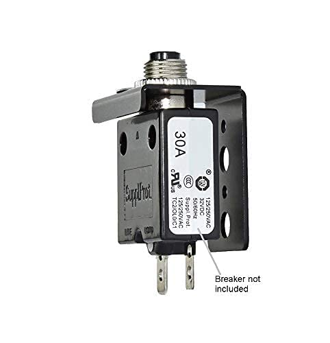 Bracket for Panel Mount Electrical Components Like Push Button Circuit Breaker , Toggle Switch, Led Indicator Panel Mount Connector, Fuse and More