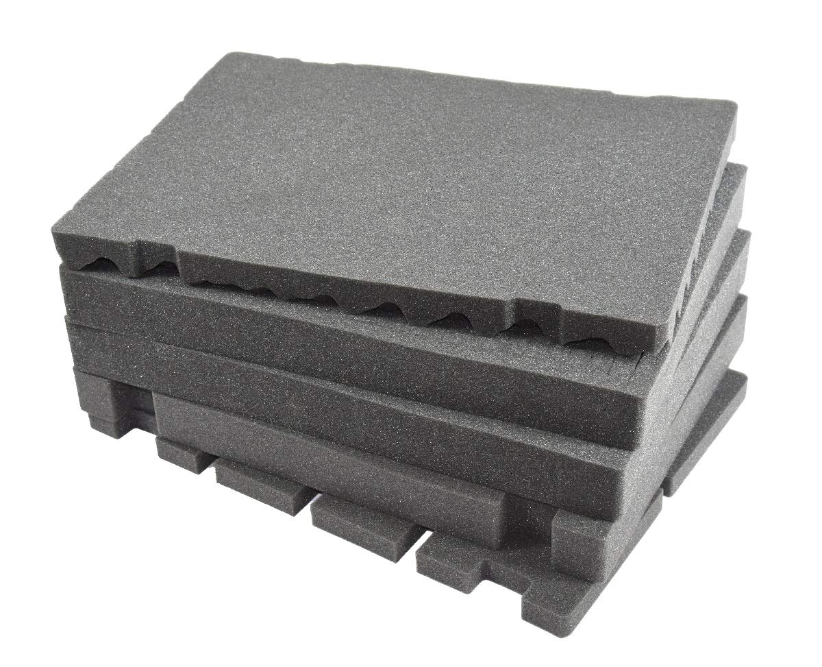 Waterproof Hard Plastic Case 19" x 16" x9" with Pre-Cubed Foam Lightweight, Dust Proof , Ip67 Elephant EL1808