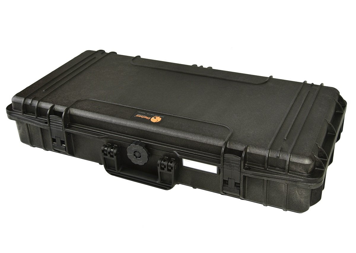 31" Rifle Case Waterproof hard case Elephant Elite EL3105 With Pre-Cubed Foam for short gun and rifles with Magazines and Accessories, Watertight Hard Plastic case