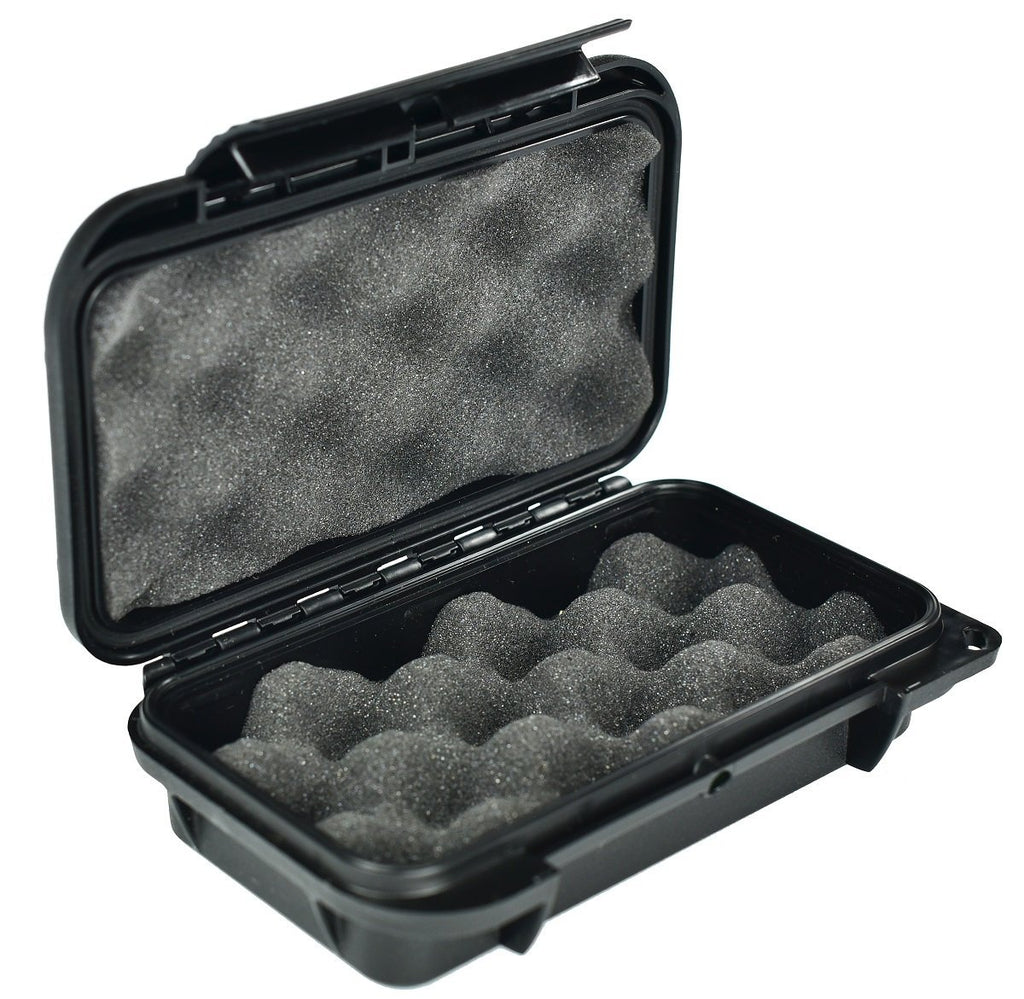 Micro Waterproof Hard Case EL006 with Convoluted Foam for Storage, Carrying and Protecting Small mp3 mp4 Players and More...