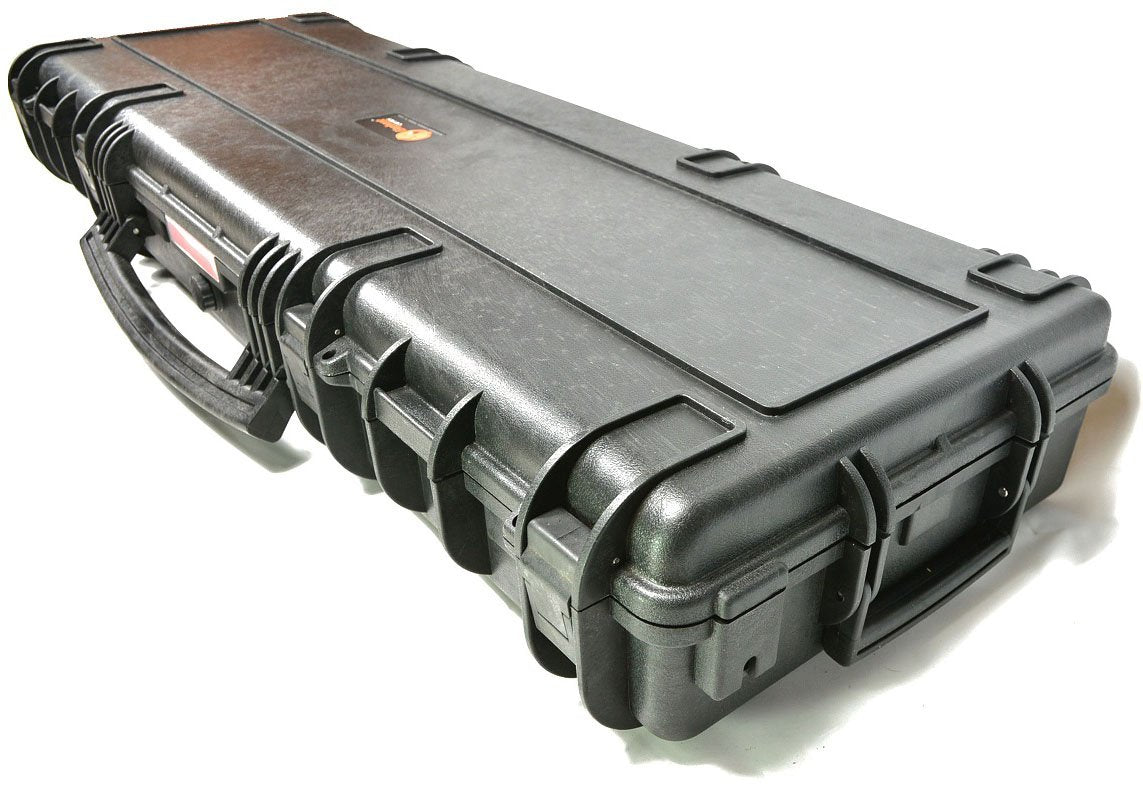 Waterproof Rifle Case 44" Hard Case Elephant E400 with Pre-Cubed Foam and Wheels for Hunting Long Rifle Shootgun with Magazines, Accessories or Handgun, Watertight Hard Plastic case