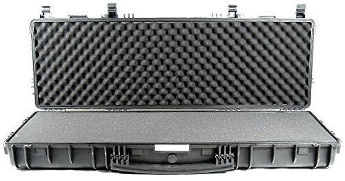 Waterproof Rifle Case 44" Hard Case Elephant E400 with Pre-Cubed Foam and Wheels for Hunting Long Rifle Shootgun with Magazines, Accessories or Handgun, Watertight Hard Plastic case