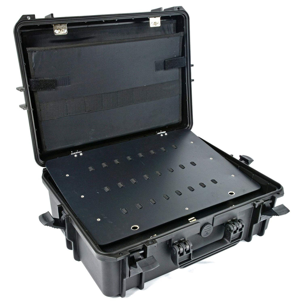 Elephant Elite EL1907t waterproof Technician tool organizer case, briefcase with neck strap