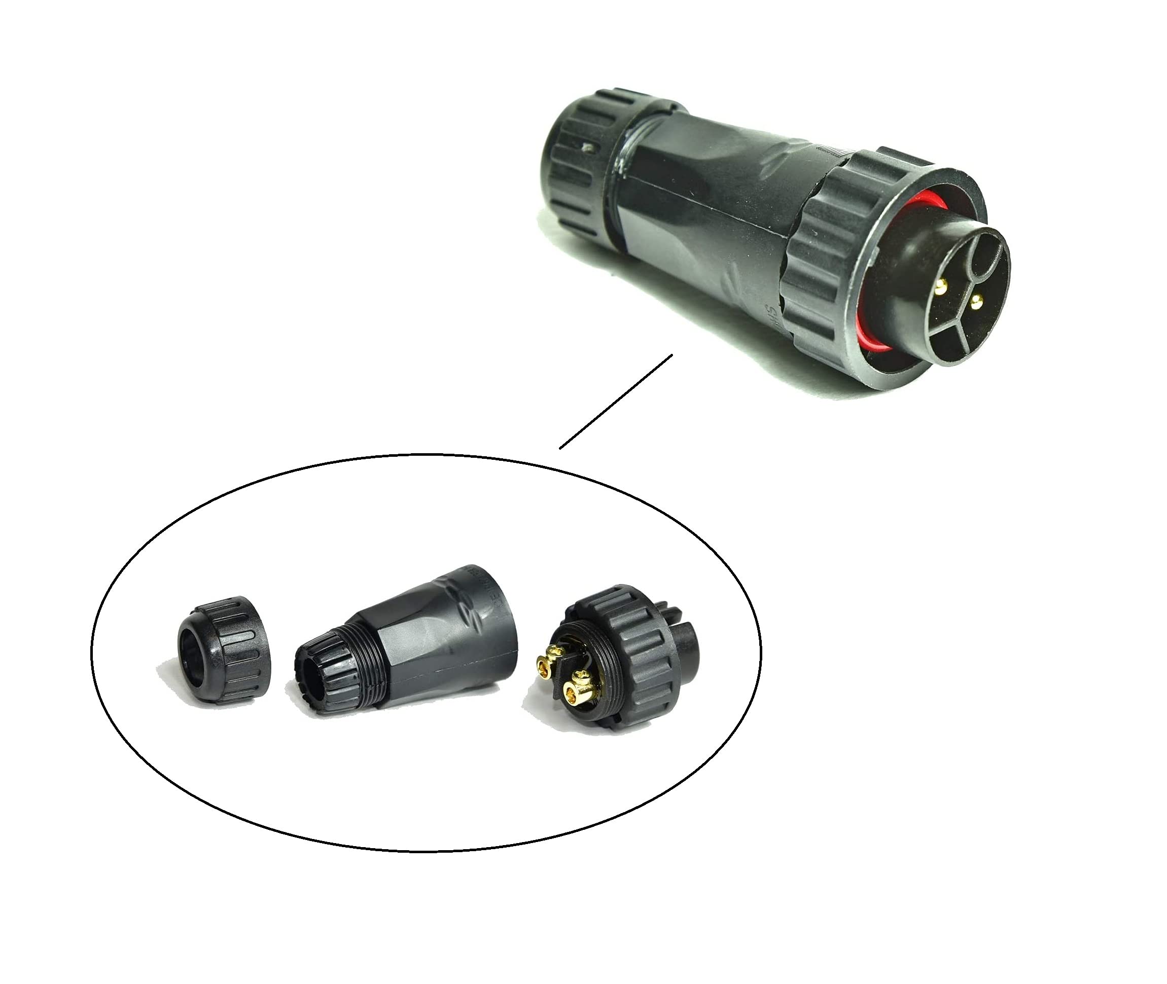 Voltage® Trail Camera Waterproof External Battery Box with Wildlife Camera Cable DC Connector