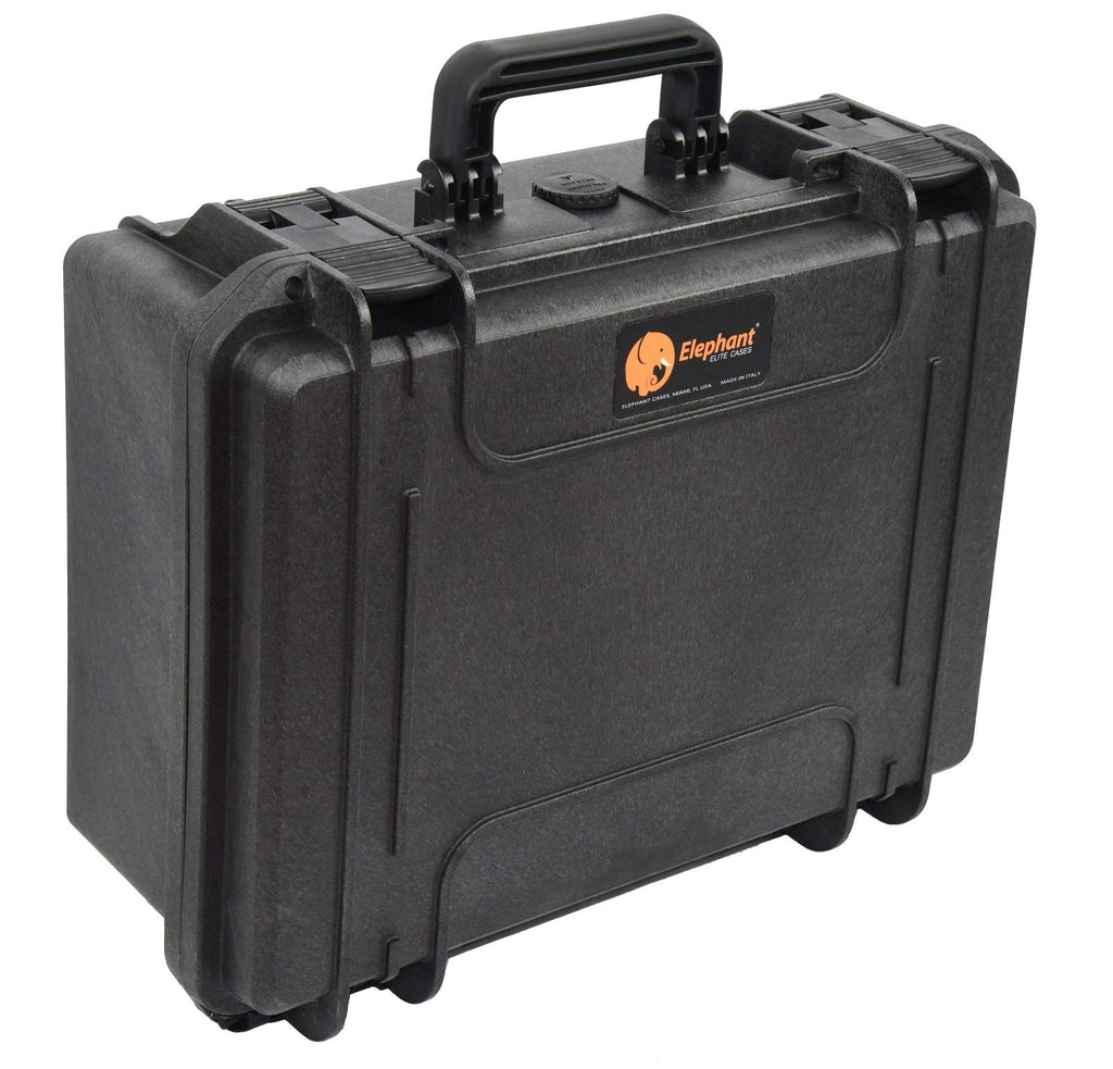 Elephant Elite EL1406 Waterproof Hard Case for D-SLR and Mirror-Less Camera Kits with Lenses,Audio and Video Equipment, Guns,Hard Plastic Case