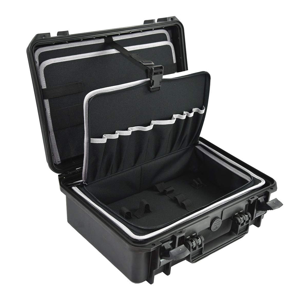 Tool Box waterproof Technician/electrician tool organizer case, briefcase with shoulder strap Elephant EL1606TC
