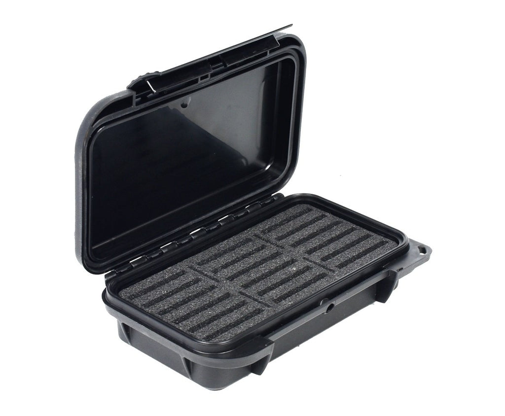 Elephant Cases CF XQD Card Holder Case ELCF-18BB Black on Black Waterproof IP67, Dust-Proof, Fits 18 CF or XQD and 4 SD Cards