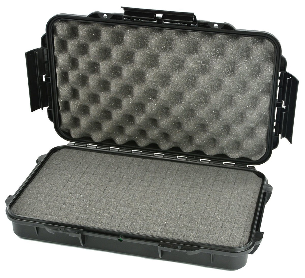Waterproof Action Camera Case Hard Case with Pre-Cubed Foam for Gopro Session Hero5 Hero4 Polaroid Xs100i, Cube, Sony Hdr-as100vr and More