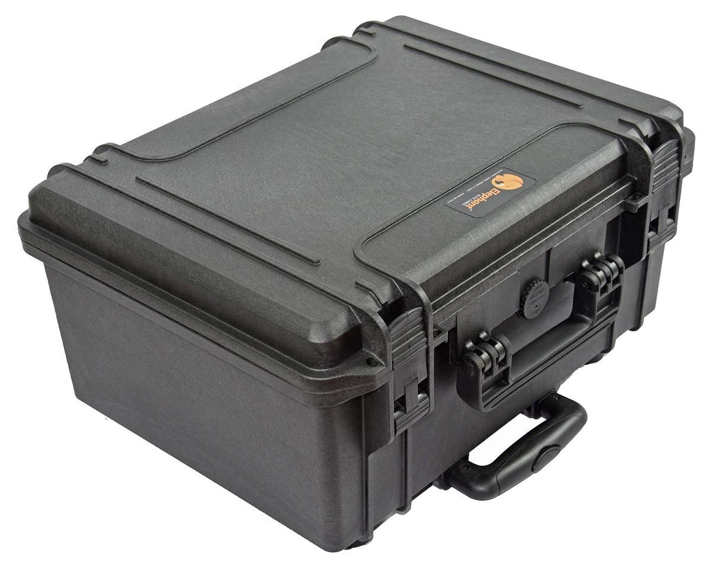 Waterproof Hard Case 19" x 16" x 10" with Pre-Cubed Foam, Wheels and Telescopic Handle, Lightweight, Dust Proof Elephant EL1808W