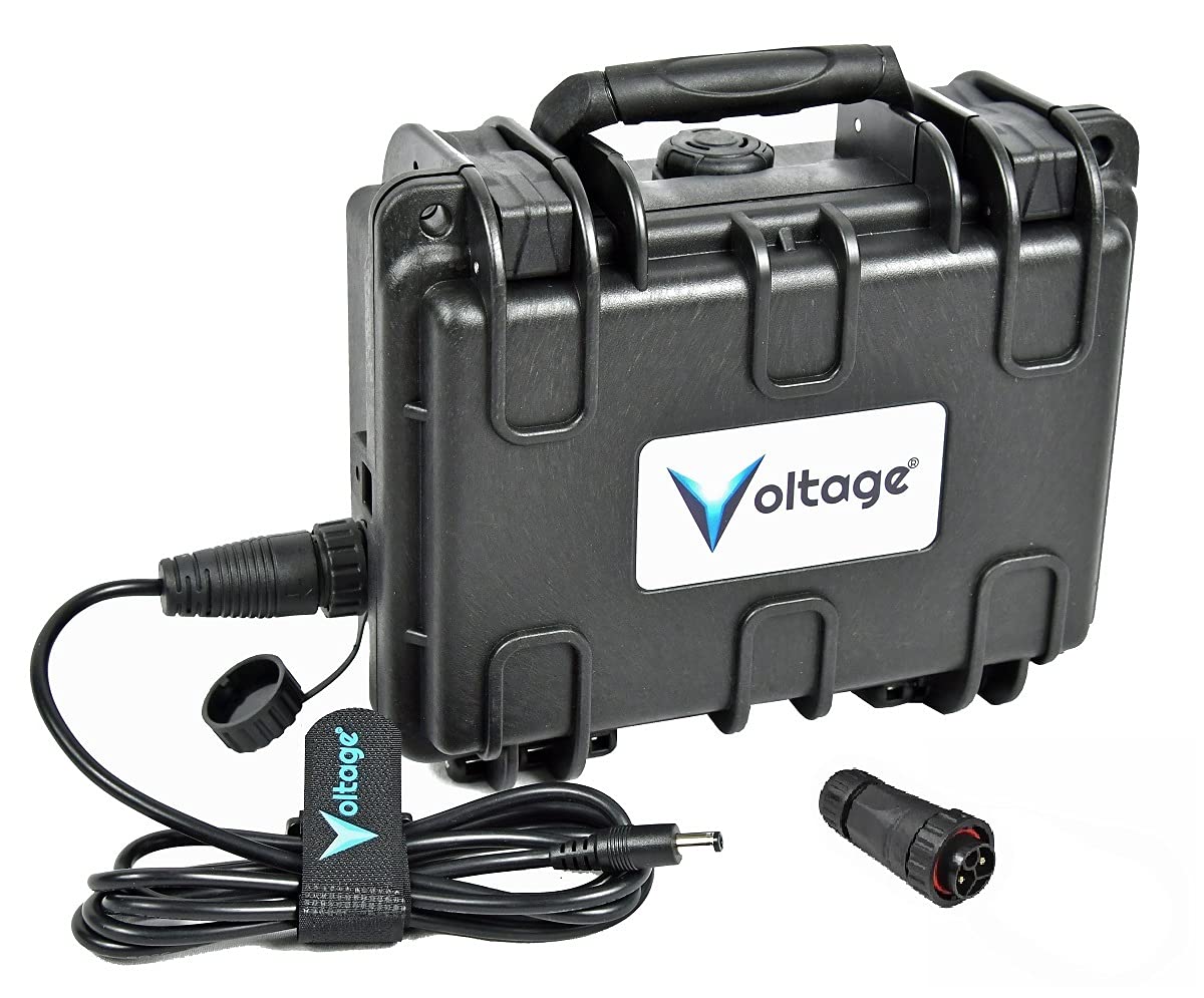 Voltage® Trail Camera Waterproof External Battery Box with Wildlife Camera Cable DC Connector