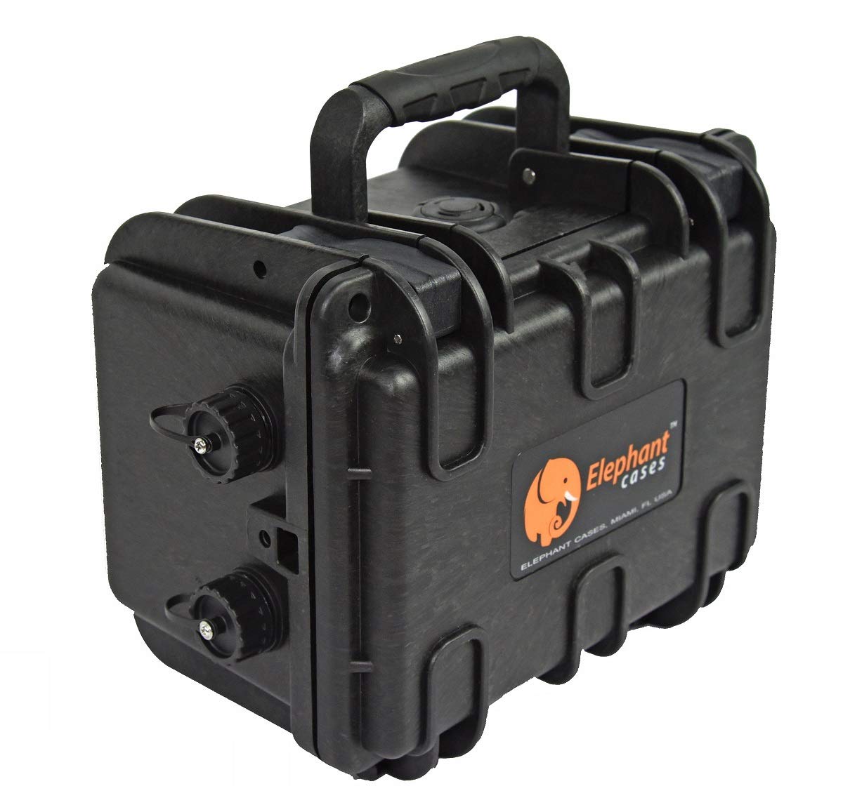Elephant B100D2 Kayak Battery Box Waterproof Battery Enclosure for Powering GPS, Fish Finders, Led Lights, Aerator Pump (2 pin Dual)