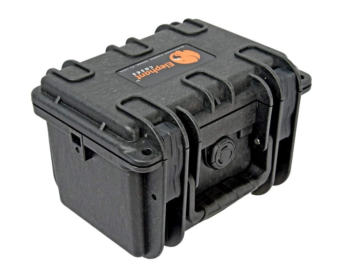 Elephant E100 Case with Foam for Camera, Video, Guns, Test and Metering Equipment Waterproof Hard Plastic Case