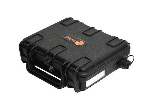 Elephant B20-Li Compact Custom Made Kayak Battery Box Enclosure for Li-ion Portable Battery Packs up to 20aH, Boat Waterproof Battery Case for Powering GPS, Fish Finders, Led Lights, Aerator Pump +