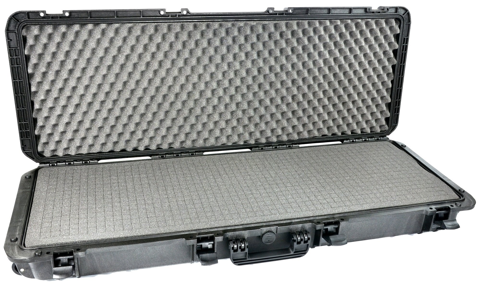 Waterproof Rifle Hard Case Elephant Elite EL4305W 43" With Pre-Cubed Foam and Wheels for Hunting Long Rifle Shootgun with Magazines, Accessories or Handgun, Watertight Hard Plastic case