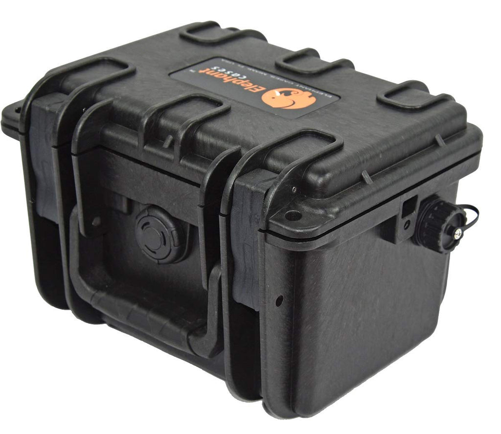 Elephant B100S4 Kayak Battery Box Waterproof Battery Enclosure for Powering GPS, Fish Finders, Led Lights, Aerator pump (4 pin Single)