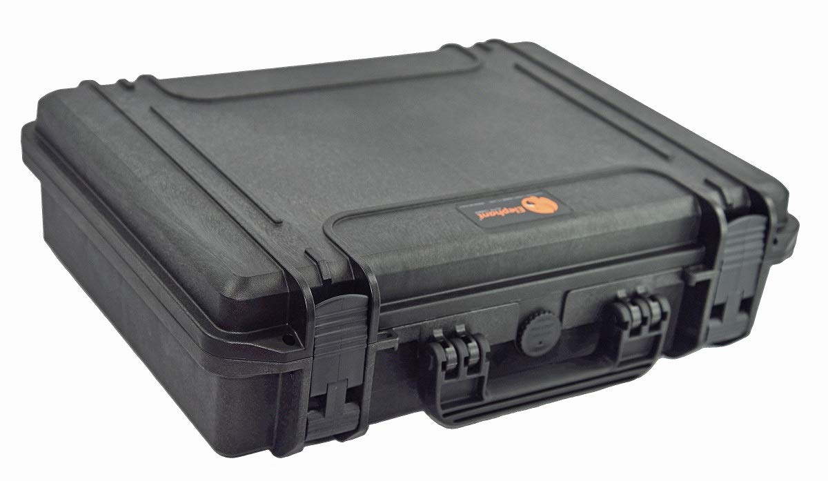 Elephant Elite EL1805 Waterproof Hard Case with Foam for Laptop, D-SLR Cameras with Lenses, Audio and Video Equipment, Guns