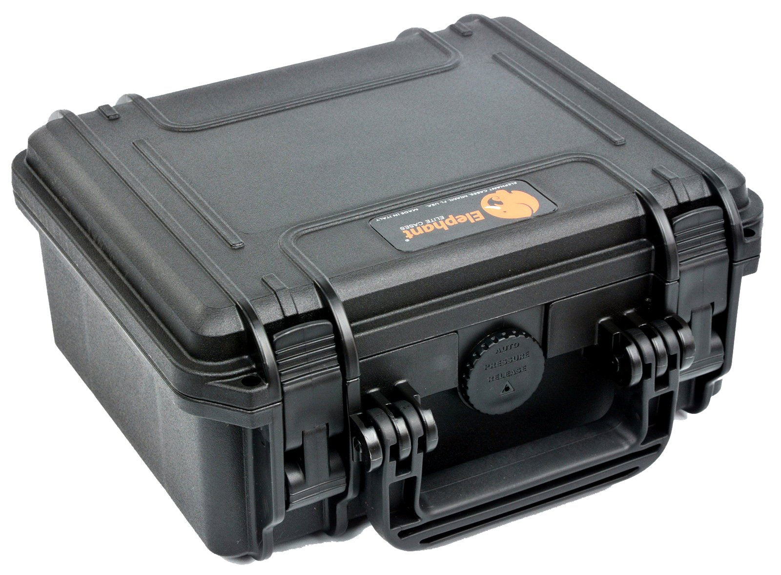 Elephant Cases 10" x 9" x 4" Waterproof IP67 Hard Plastic Case with Pre-Cubed Foam for Action Cameras photo equipment and more