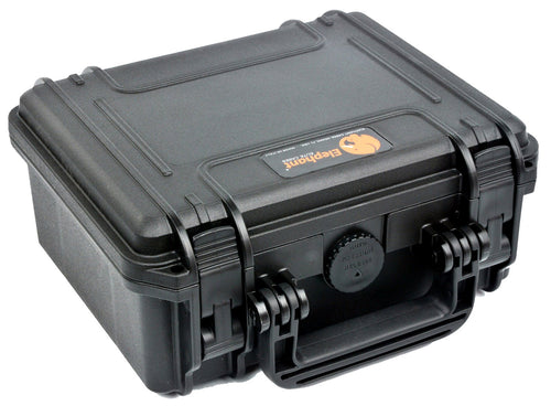 Elephant Cases 10" x 9" x 4" Waterproof IP67 Hard Plastic Case with Pre-Cubed Foam for Action Cameras photo equipment and more