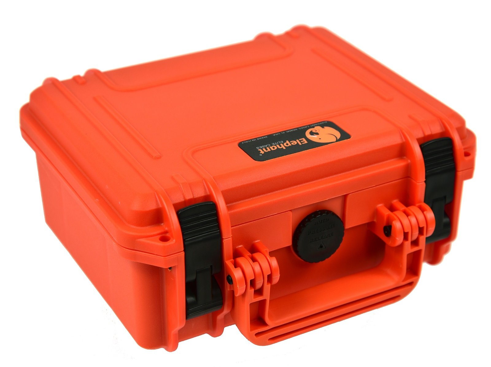 Elephant Elite EL0904gun Orange Handgun Pistol and Revolver Hard Case Great for Small to Medium Gun and Magazine Great for The Shooting Range, Safe Storage or Travel Fits Any Gun of or Under 8" (OL)