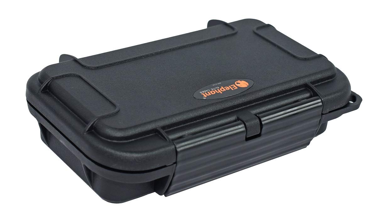 Elephant® Waterproof Dust-Proof Professional 26 SD Memory Card Protective Case ELSD-26BB Black Case with Black Foam.