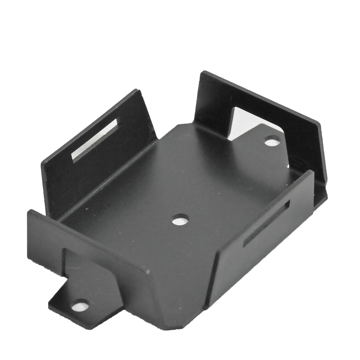 Voltage Small Battery Tray for 12V 4AH, 12V 5AH, SLA, AGM or Lithium LiFePO4 Batteries and More. Battery Mount with Hold Down Strap VT-4