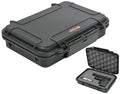 Pistol Case Handgun Hard case Elephant Elite EL008 with Pre-Cubed Foam, Waterproof Concealed Carry