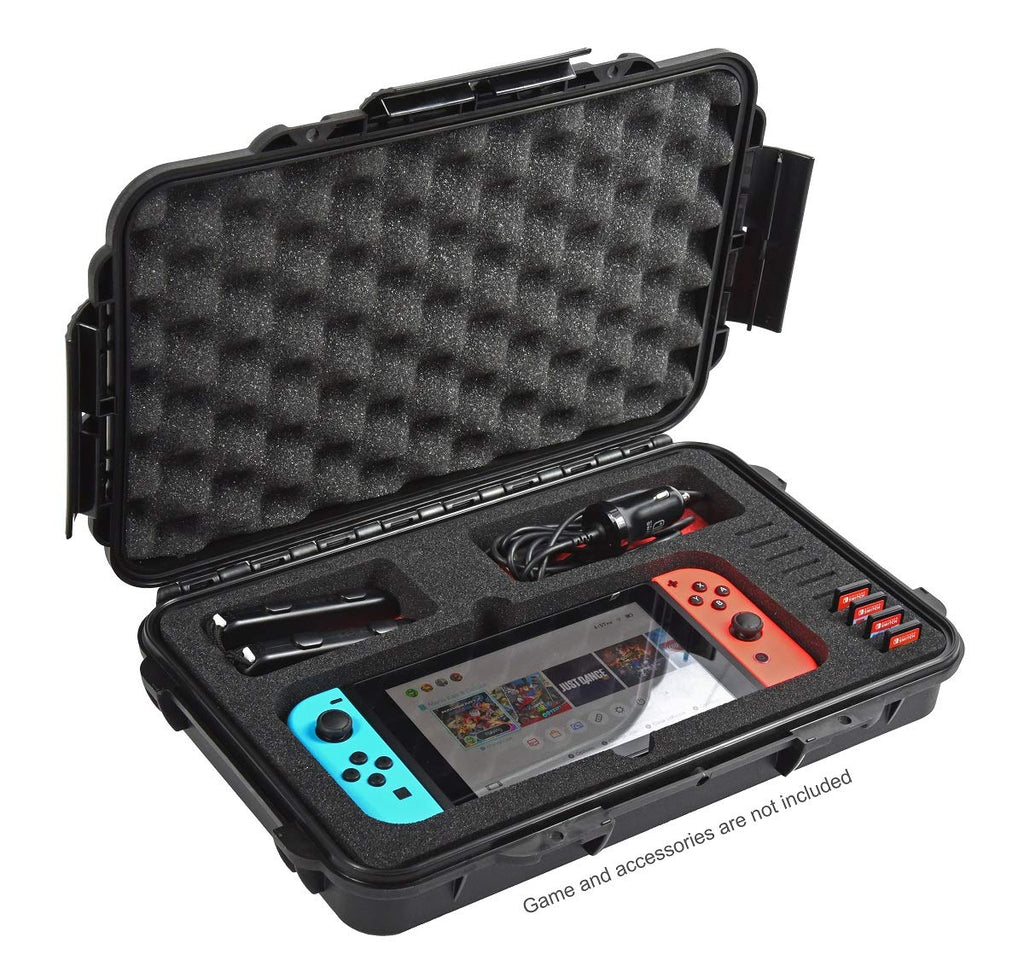 Elephant Cases Protective Case for Nintendo switch With Convoluted lid foam, Hard waterproof case pouch ,Dust-proof, Waterproof, IP67,