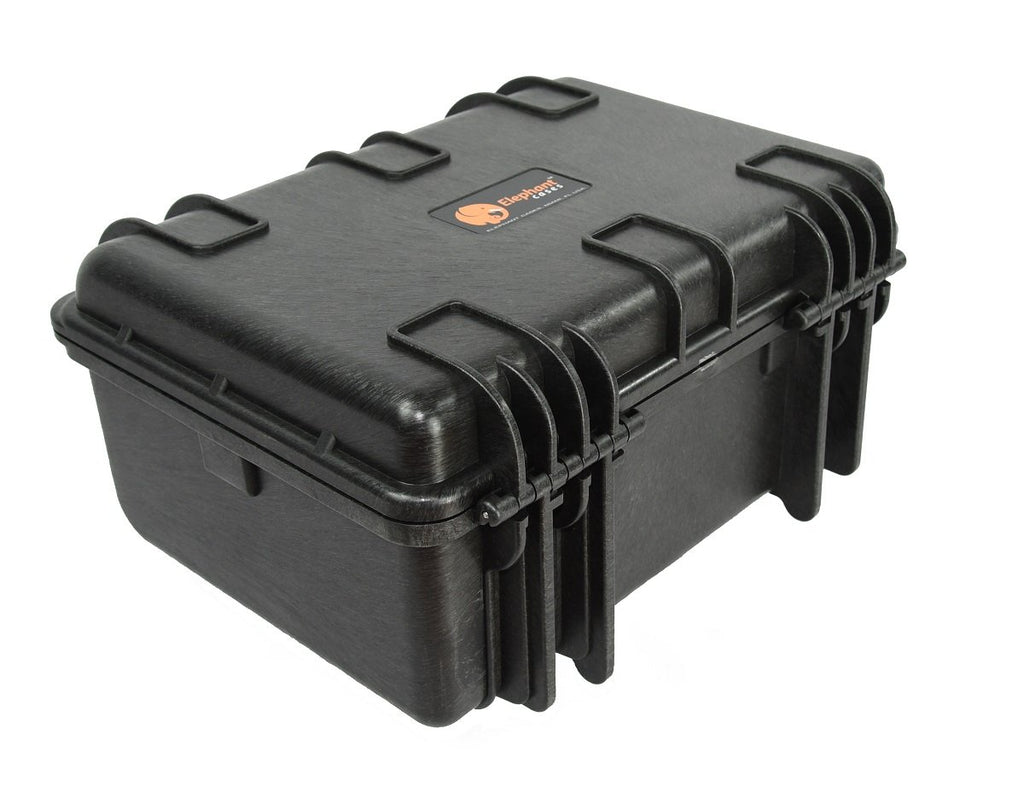 Elephant E210 Case with Foam for Camera, Video, Guns, Test and Metering Equipment Waterproof Hard Plastic Case